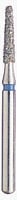BluWhite Diamond™ Bur FG Regular, Taper Round End, Blue Ring, #725R, 1.4 mm Diameter, 6.2 mm Length, 5/Pkg
