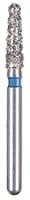 BluWhite Diamond™ Bur FG #755R, Regular Grit, Round End Taper, Blue Ring, 1.6 mm Diameter, 6.2 mm Length, 5/Pkg