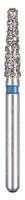 BluWhite Diamond™ Bur FG #785R, Regular Grit, Round End Taper, Blue Ring, 2.2 mm Diameter, 7.8 mm Length, 5/Pkg