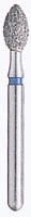 BluWhite Diamond™ Bur FG #620R, Regular Grit, Football/Occlusal, Friction Grip, 2.5 mm Diameter, 4.0 mm Length, 5/Pkg