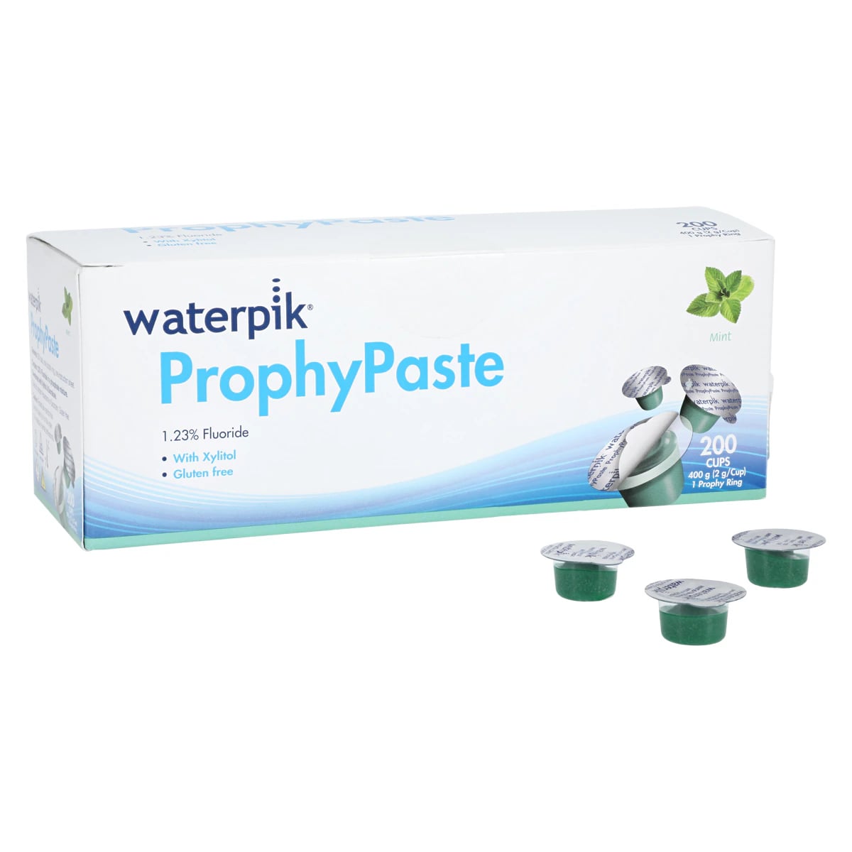 Waterpik Prophy Paste, Extra Coarse, Mint, 1.25 g Dose, 200/Box, 20033501