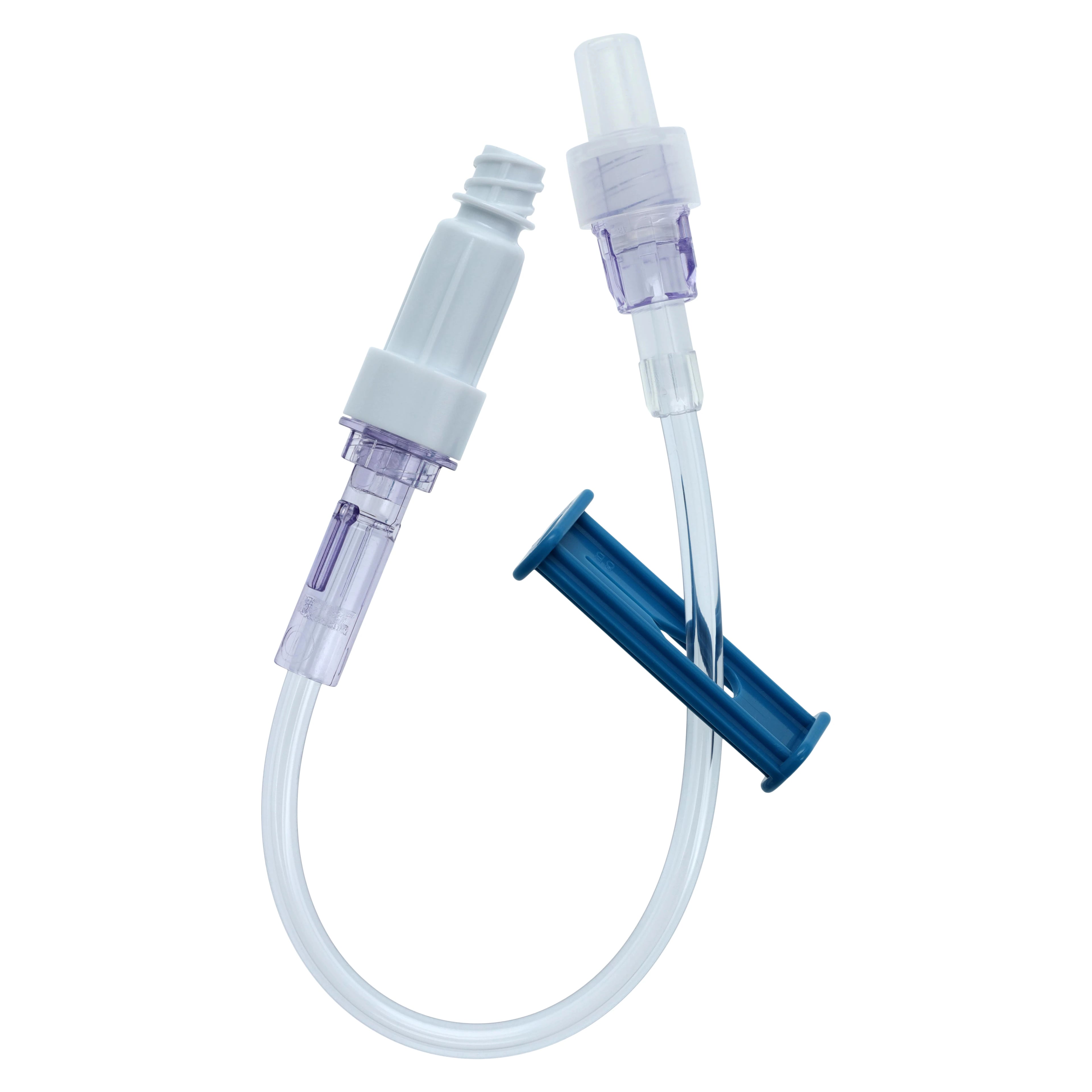 B. Braun UltraSite IV Extension Set, Needleless, 9" SPIN-LOCK Connector, 0.7mL Priming Volume, Non-Removable Slide Clamp, Sterile, Latex-Free, 50/Case