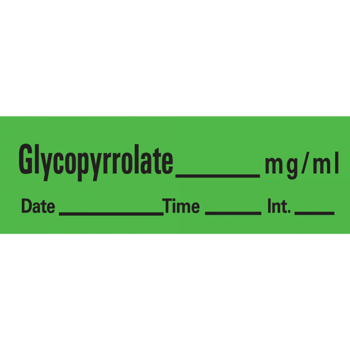 Precision Dynamics Corp Glycopyrrolate Labels, RL