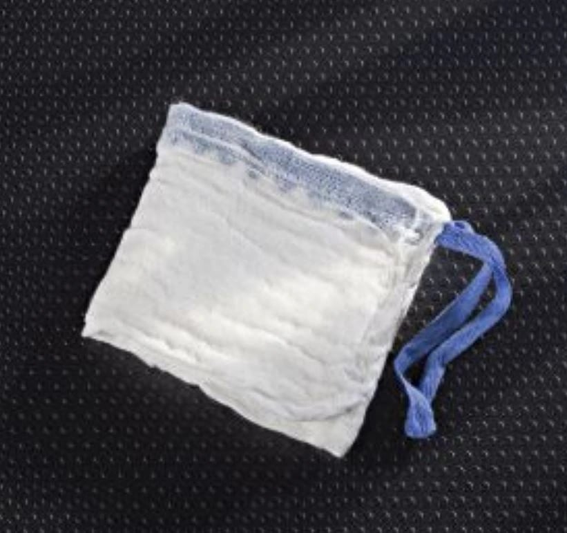 Medical Action Industries Pre-Washed Laparotomy Sponge, Sterile, X-Ray Detectable, 18x18 in, White