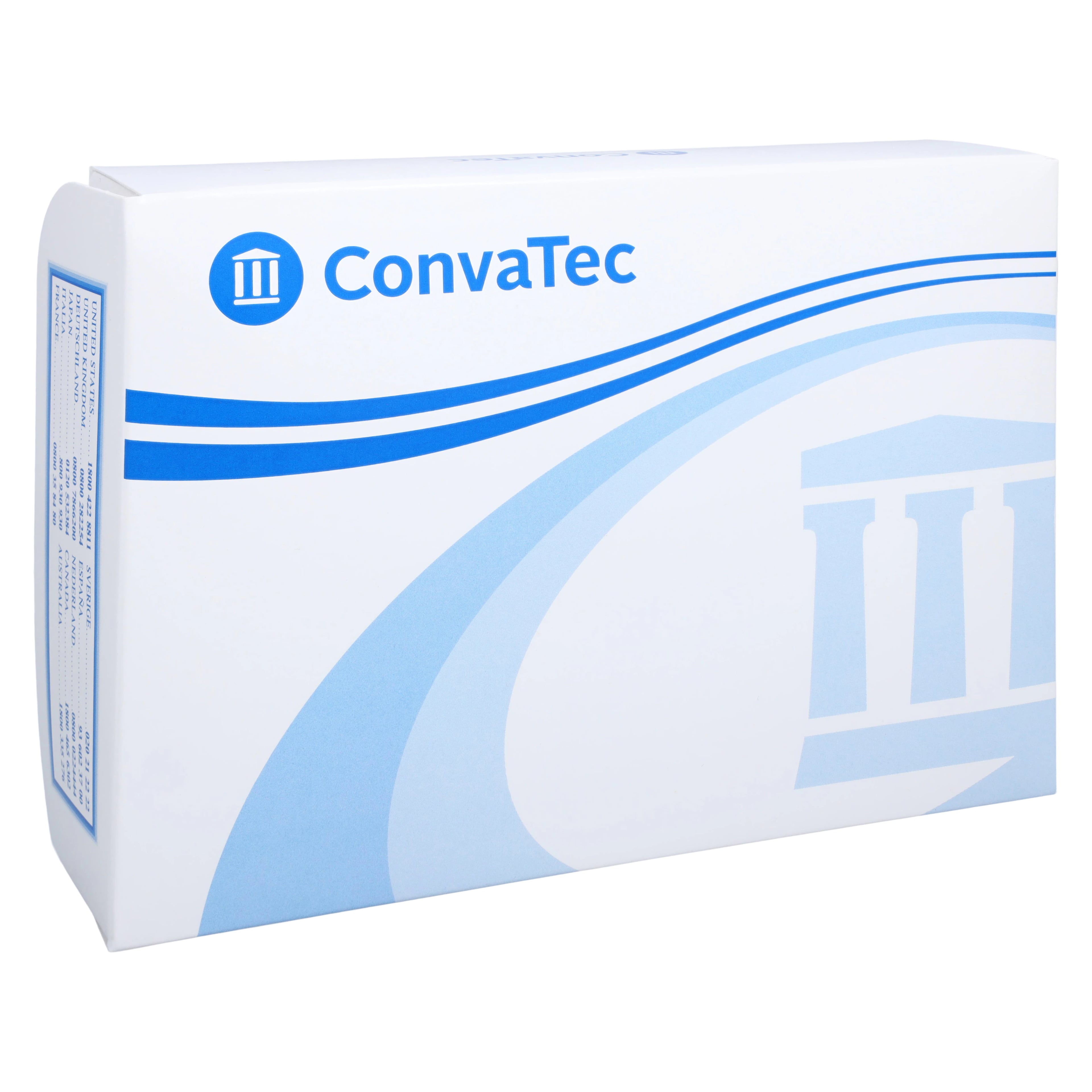 ConvaTec SUR-FIT Natura 2-Piece Drainable Ostomy Pouch, 1-3/4" Flange, 12" Length, Opaque, 10/Box