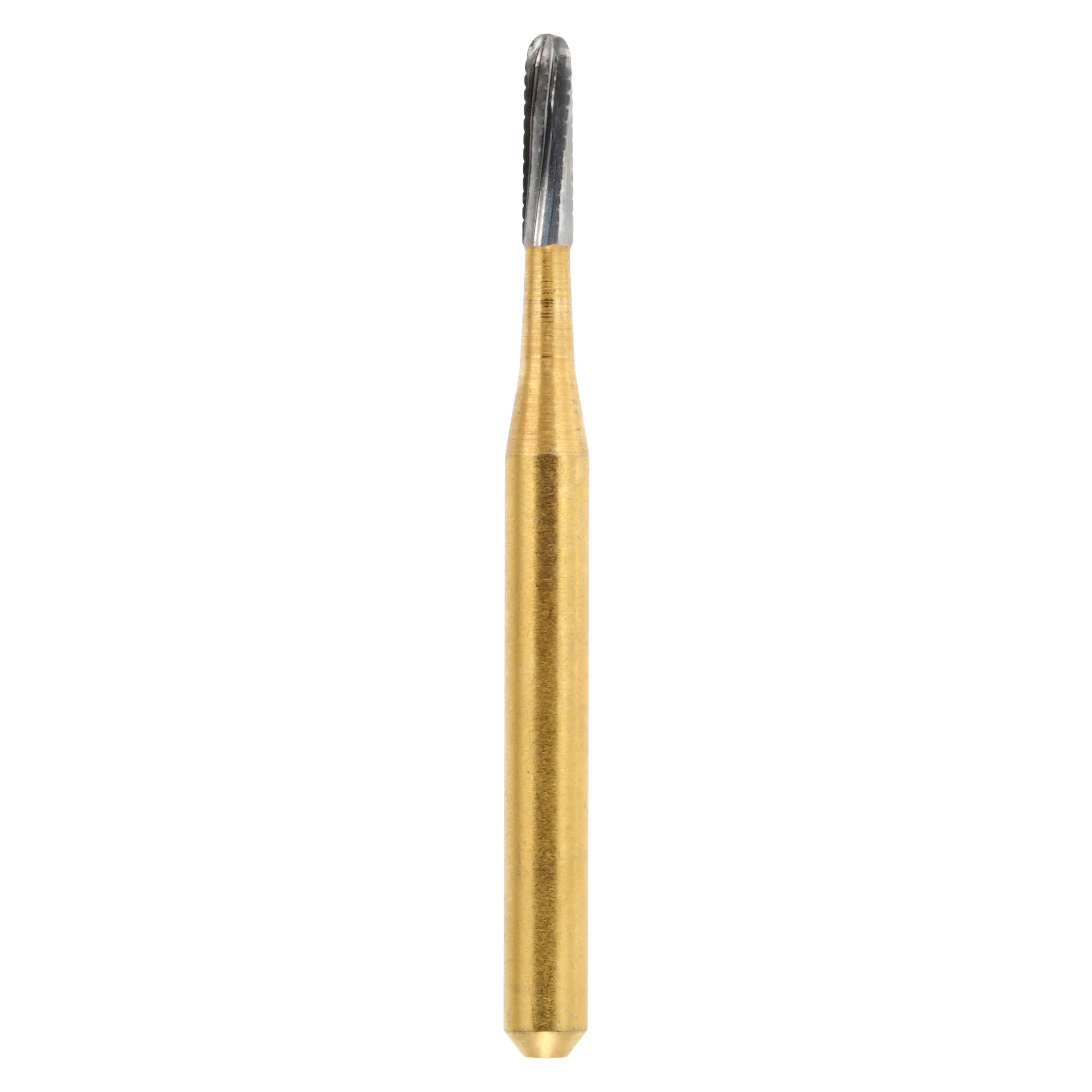 HSI Domed Fissure Cross Cut FG Carbide Burs, Metal Cutter, 3.9mm, 1557, 10/Bx