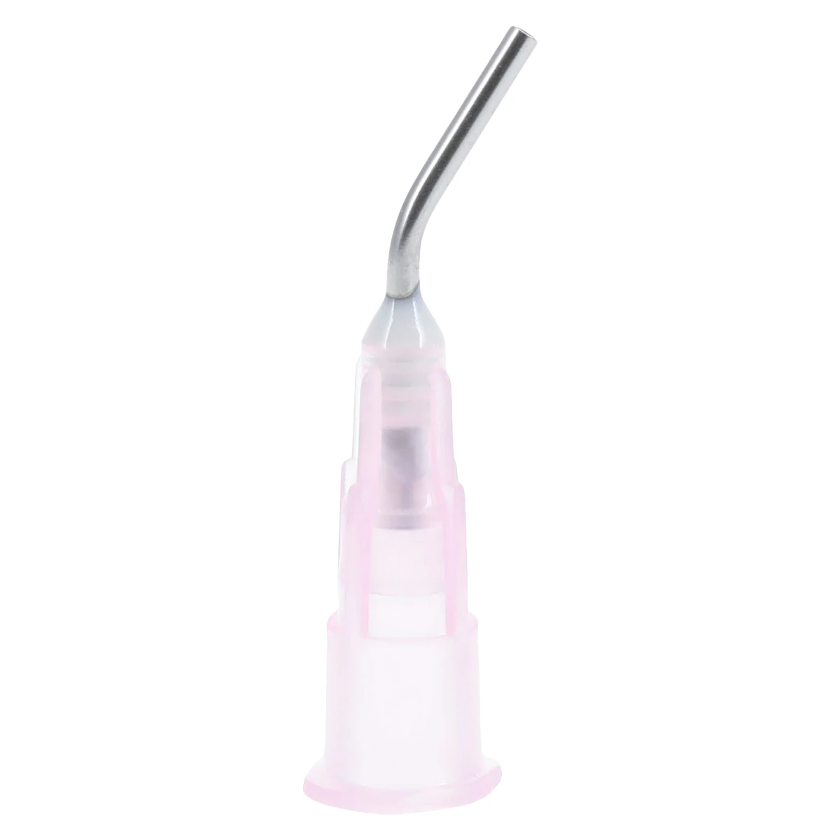 HSI Prebent Dispensing Tips, Pink, 18 Gauge, Bulk Package, 100/Pk