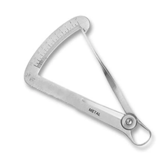 Iwanson Spring Calipers, Pointed, 0-10 mm, Metal