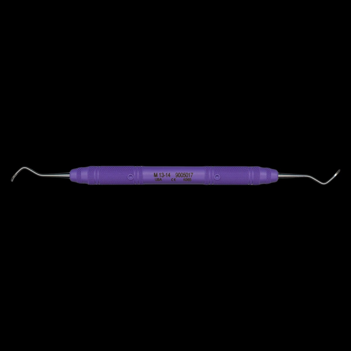 Henry Schein MaxiGrip McCall Curette Double End 13/14, Resin Handle, 9.5 mm, Each