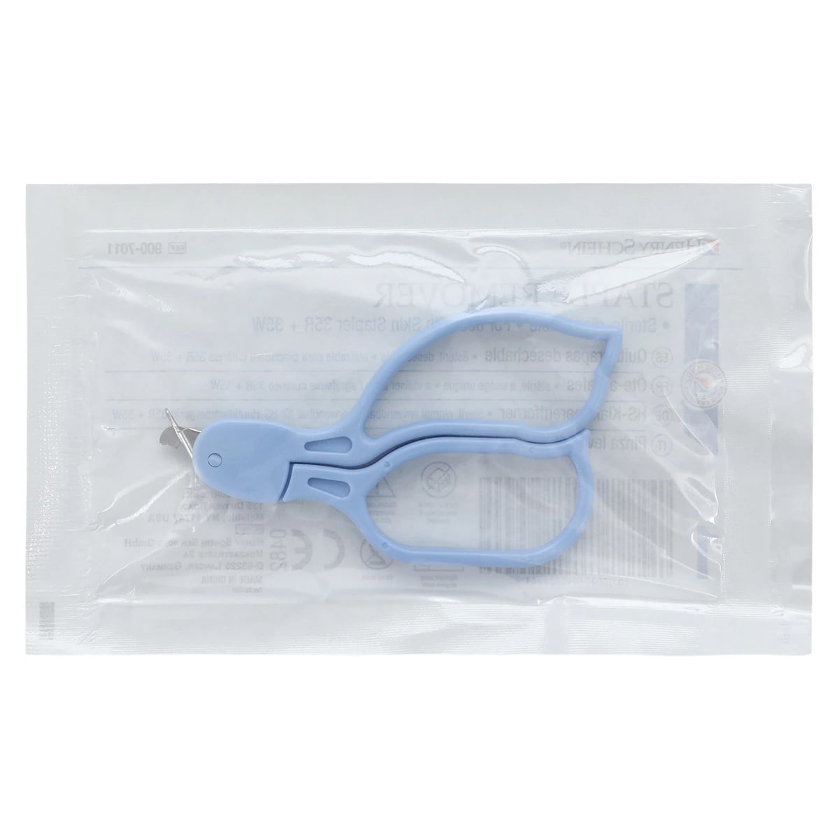 Henry Schein Skin Staple Remover, Plastic Handle with Metal Tip, Each