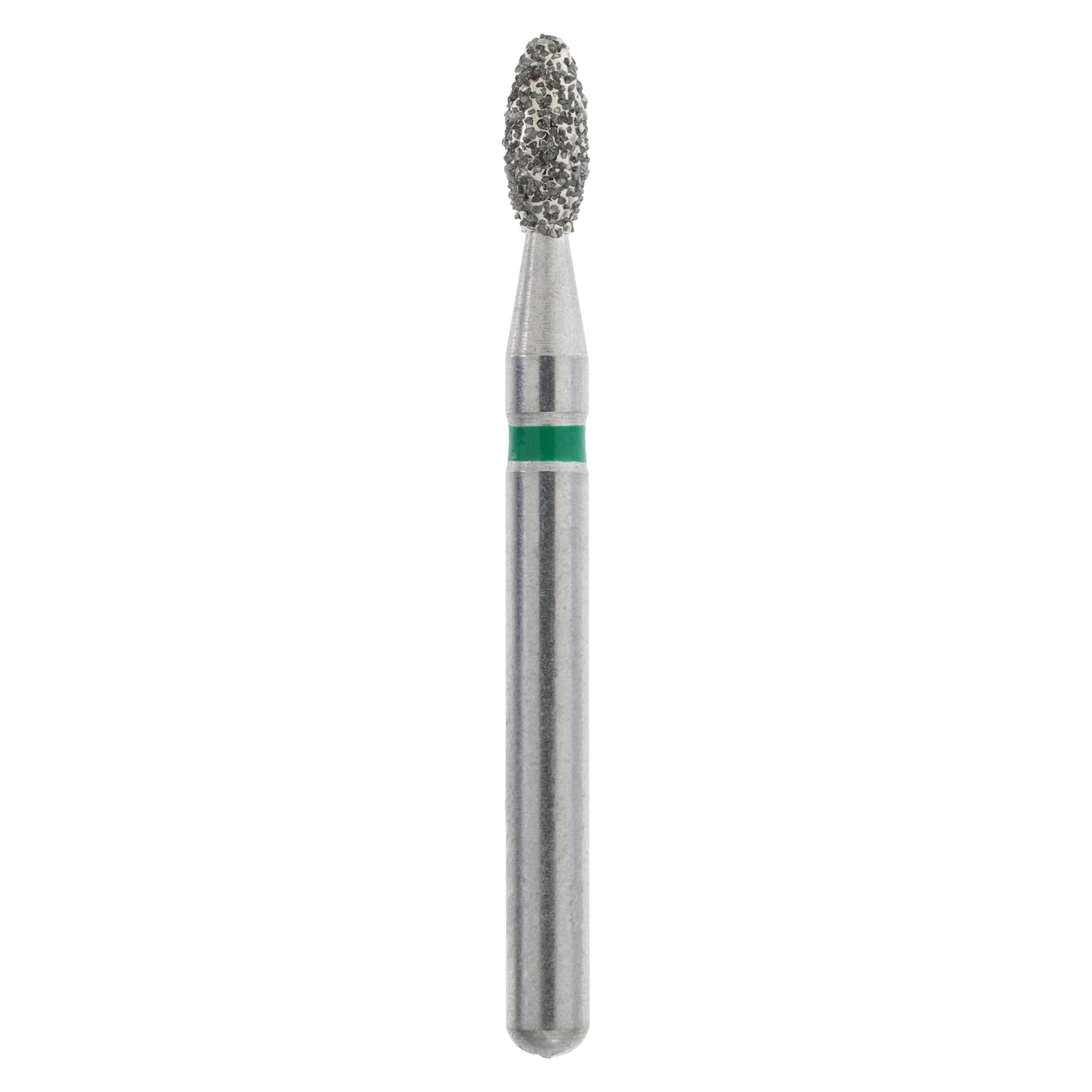 Maxima Diamond FG 379-016C Friction Grip Coarse Egg/Football Bur, 3.4 mm, 5/Pack