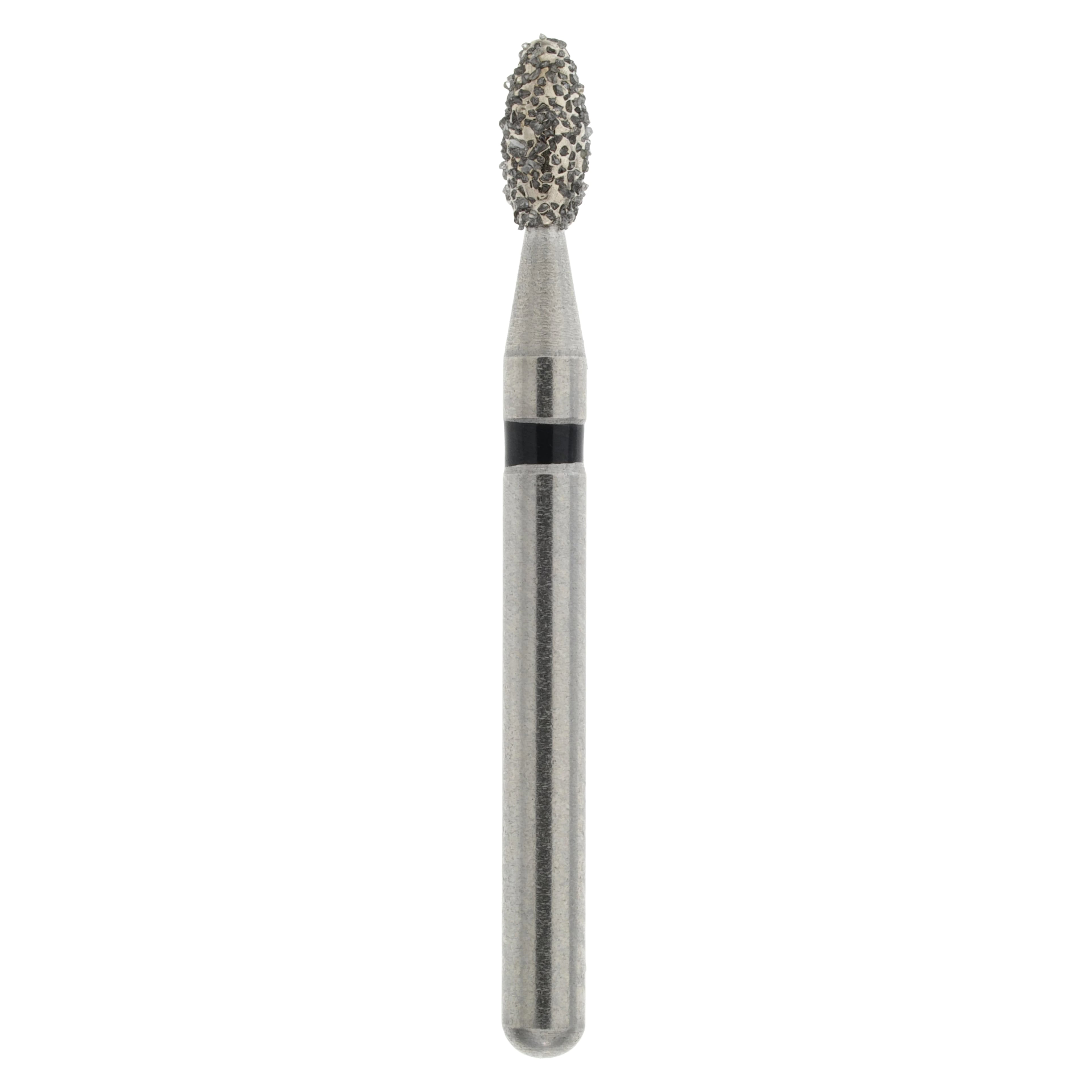 Maxima Diamond FG 379-016SC Friction Grip Super Coarse Egg/Football Bur, 3.4 mm, 5/Pack