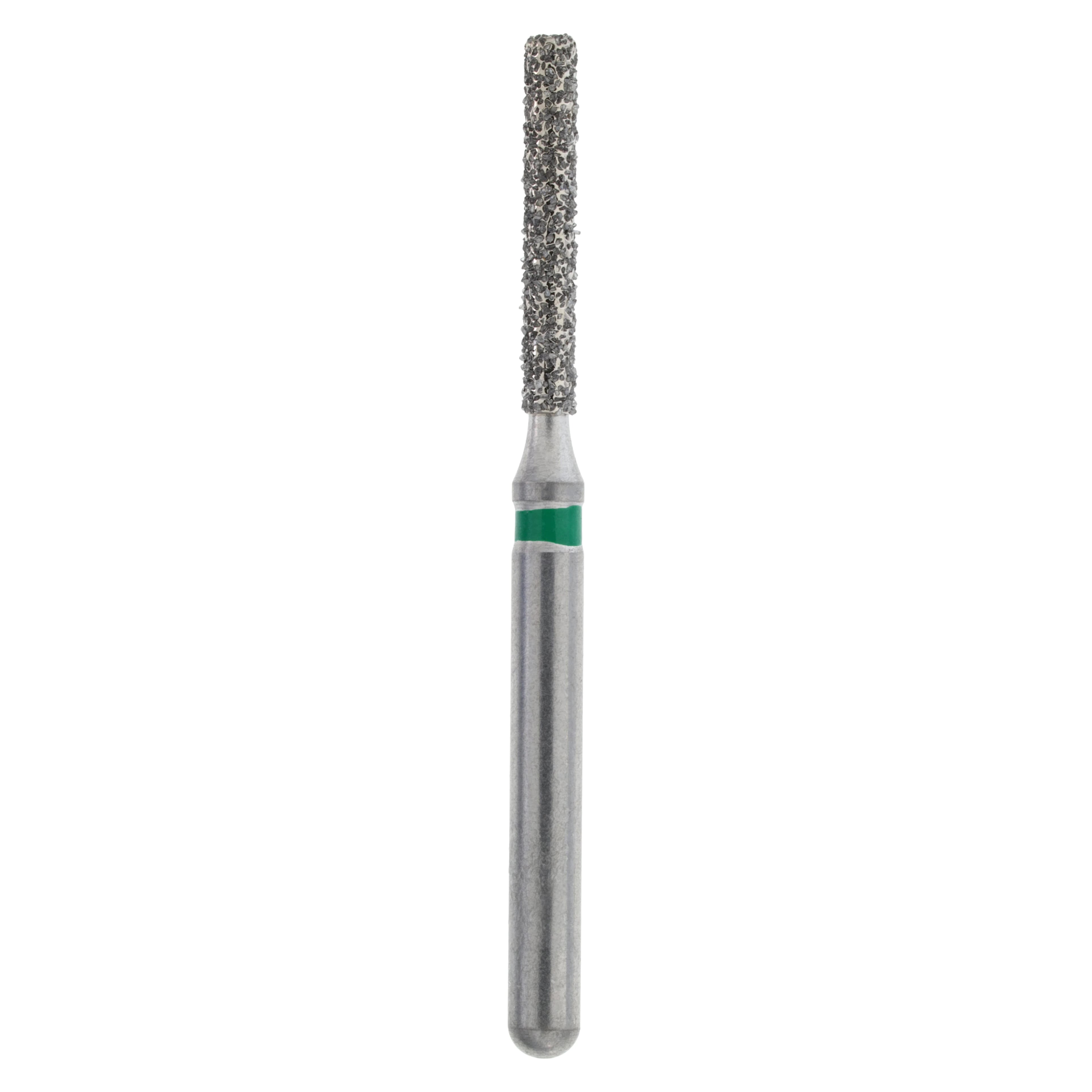 Maxima Diamond FG 837KR-012C Modified Cylinder Bur, Friction Grip, Coarse, 8.0 mm, 5/Pack