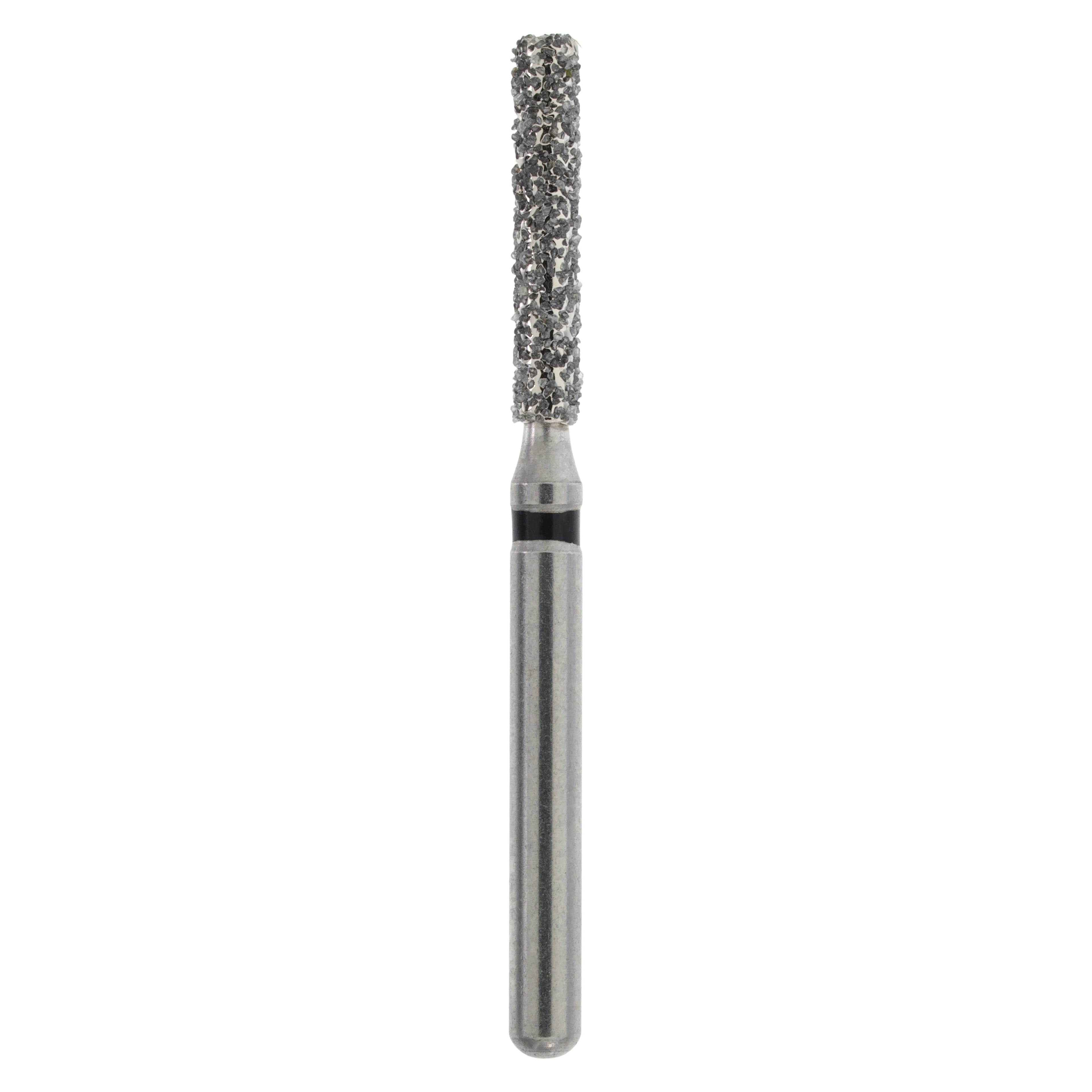Maxima Diamond FG 837KR-014SC Modified Cylinder Bur, Friction Grip, Super Coarse, 8.0 mm, 5/Pack