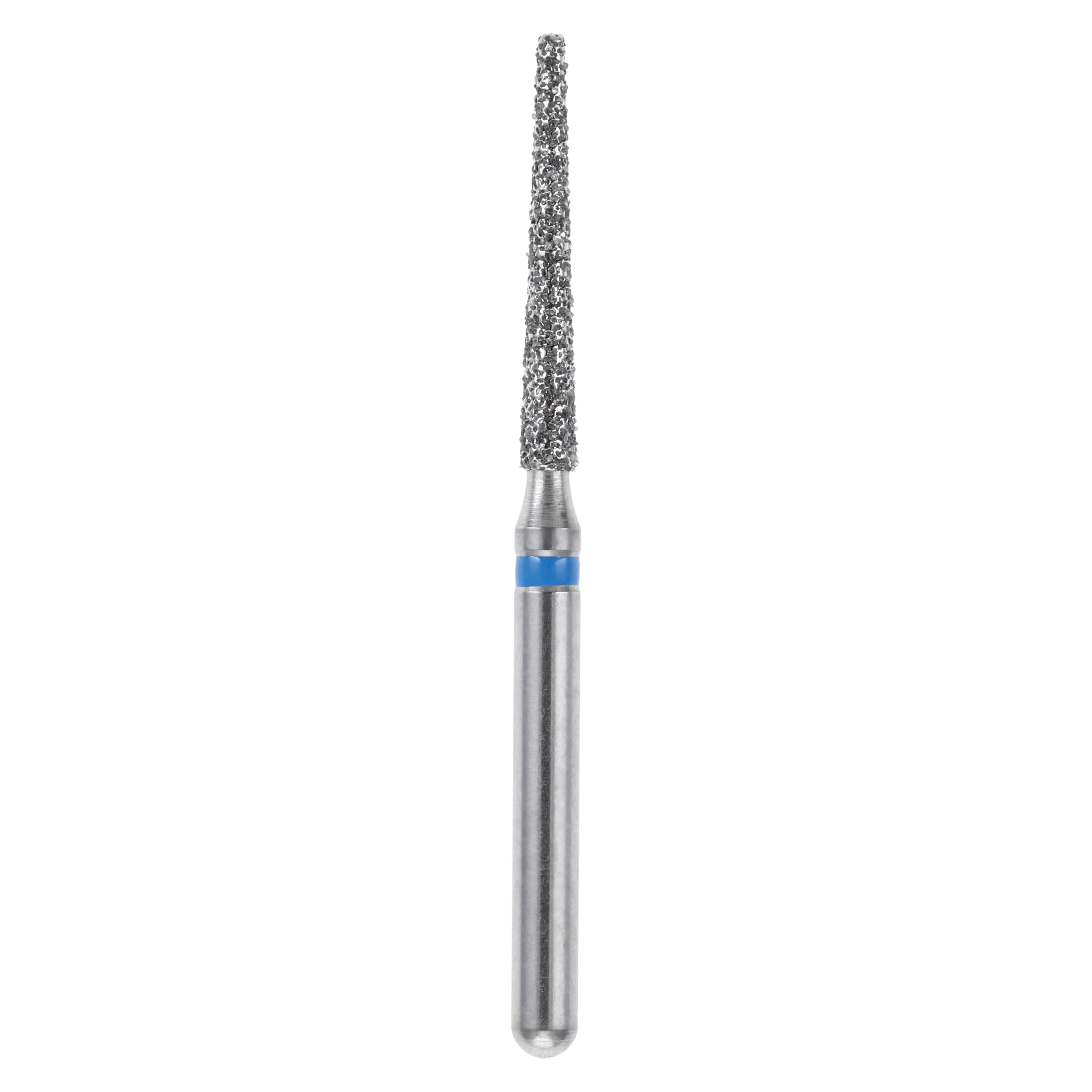 Maxima Diamond FG 848-014M Friction Grip Medium Flat End Taper Bur, 10.0 mm, 5/Package