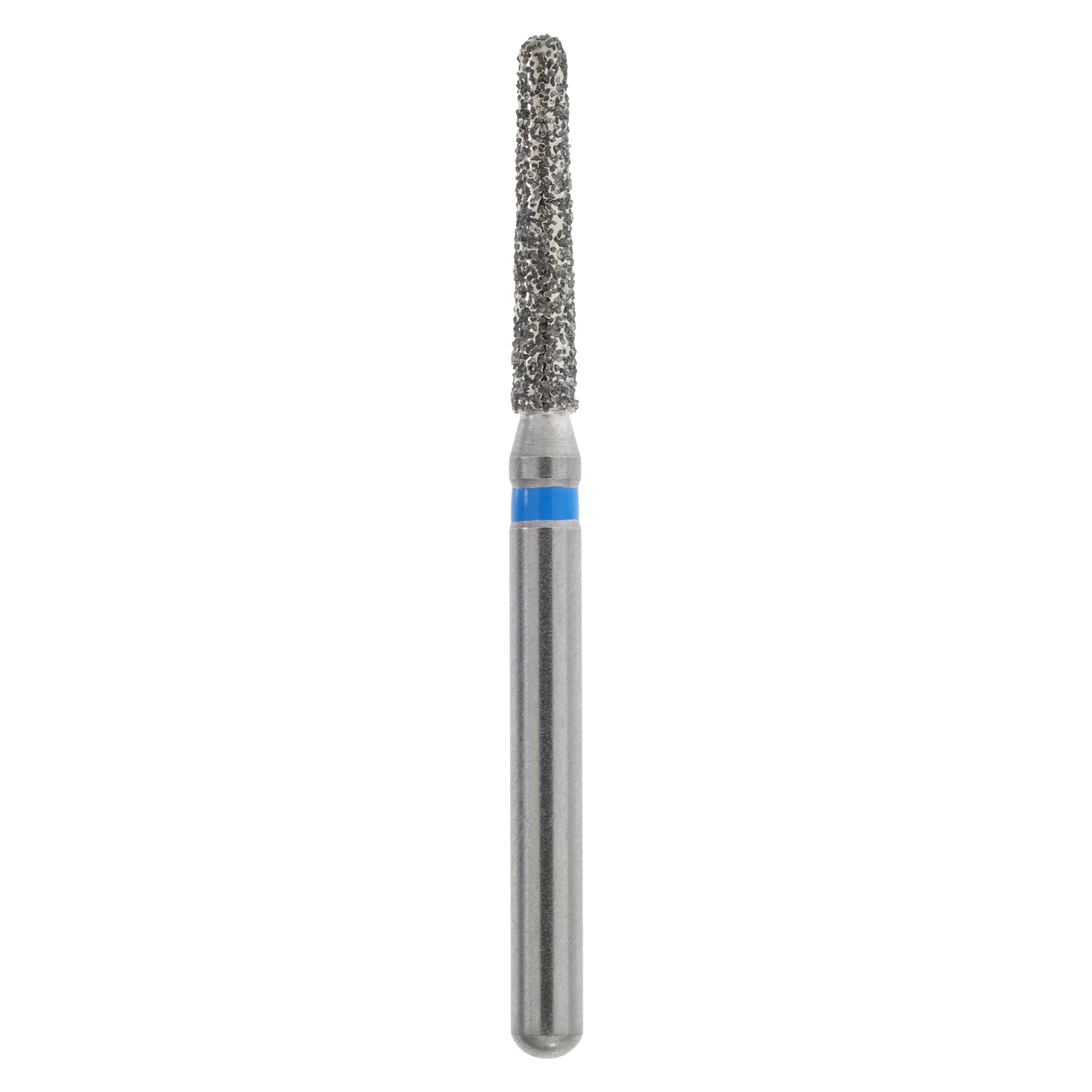 Maxima Diamond FG 856-014M Round End Taper Bur, Friction Grip, Medium, 8.0 mm, 5/Package