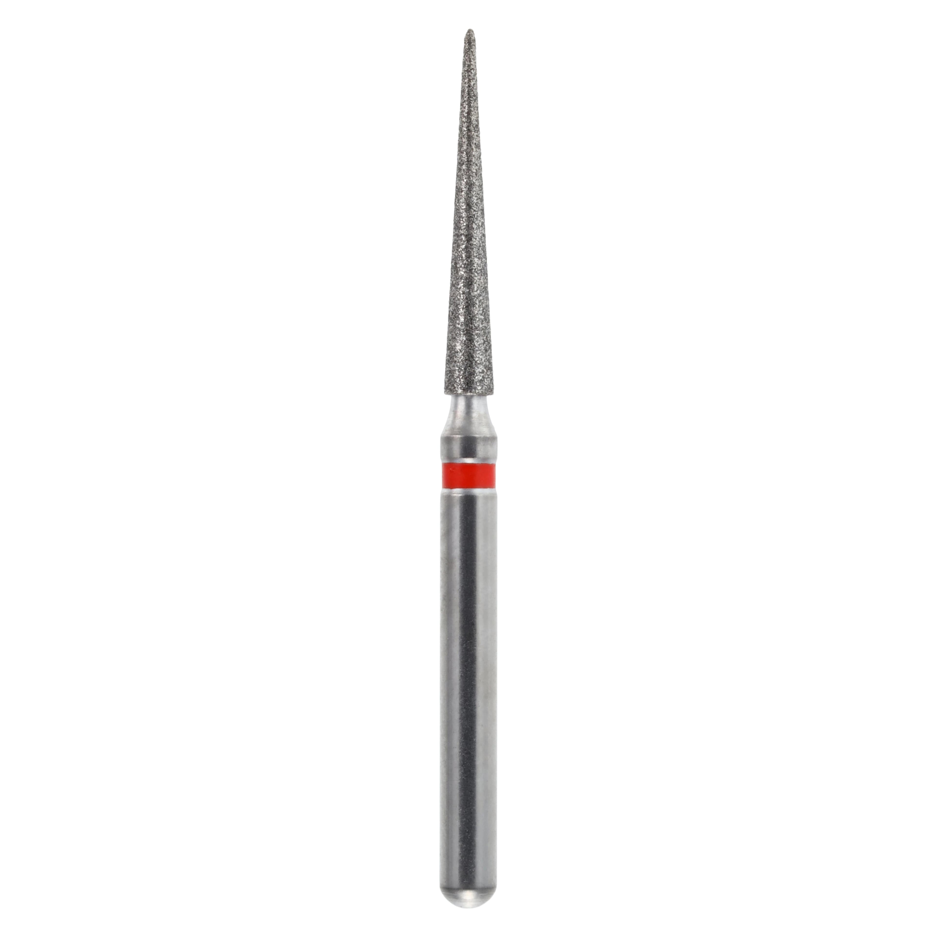 Maxima Diamond FG 859-014F Fine Needle Bur, Friction Grip, 10.0 mm, 5/Package