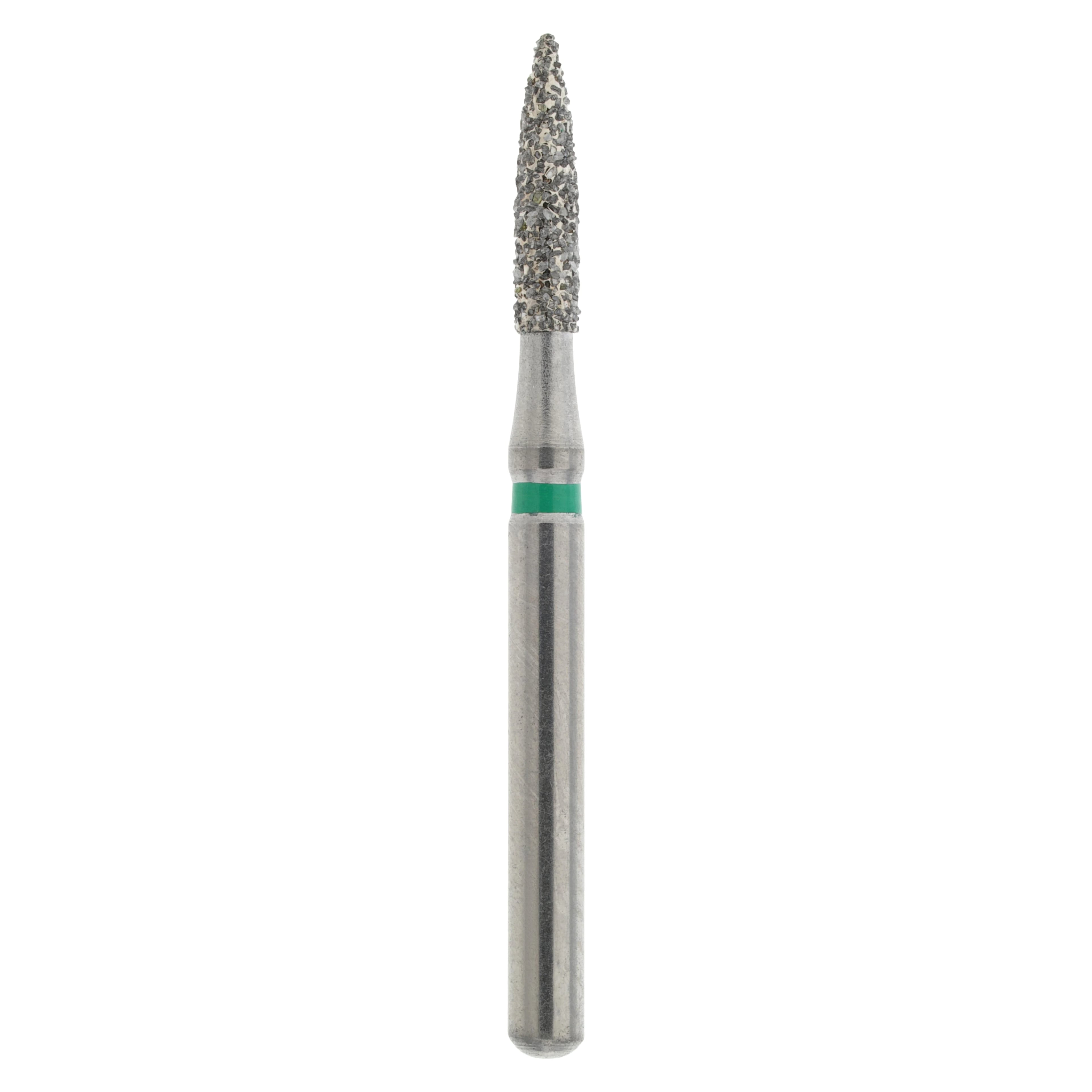 Maxima Diamond FG 861-014C Friction Grip Coarse Flame Bur, 6.0 mm, 5/Package