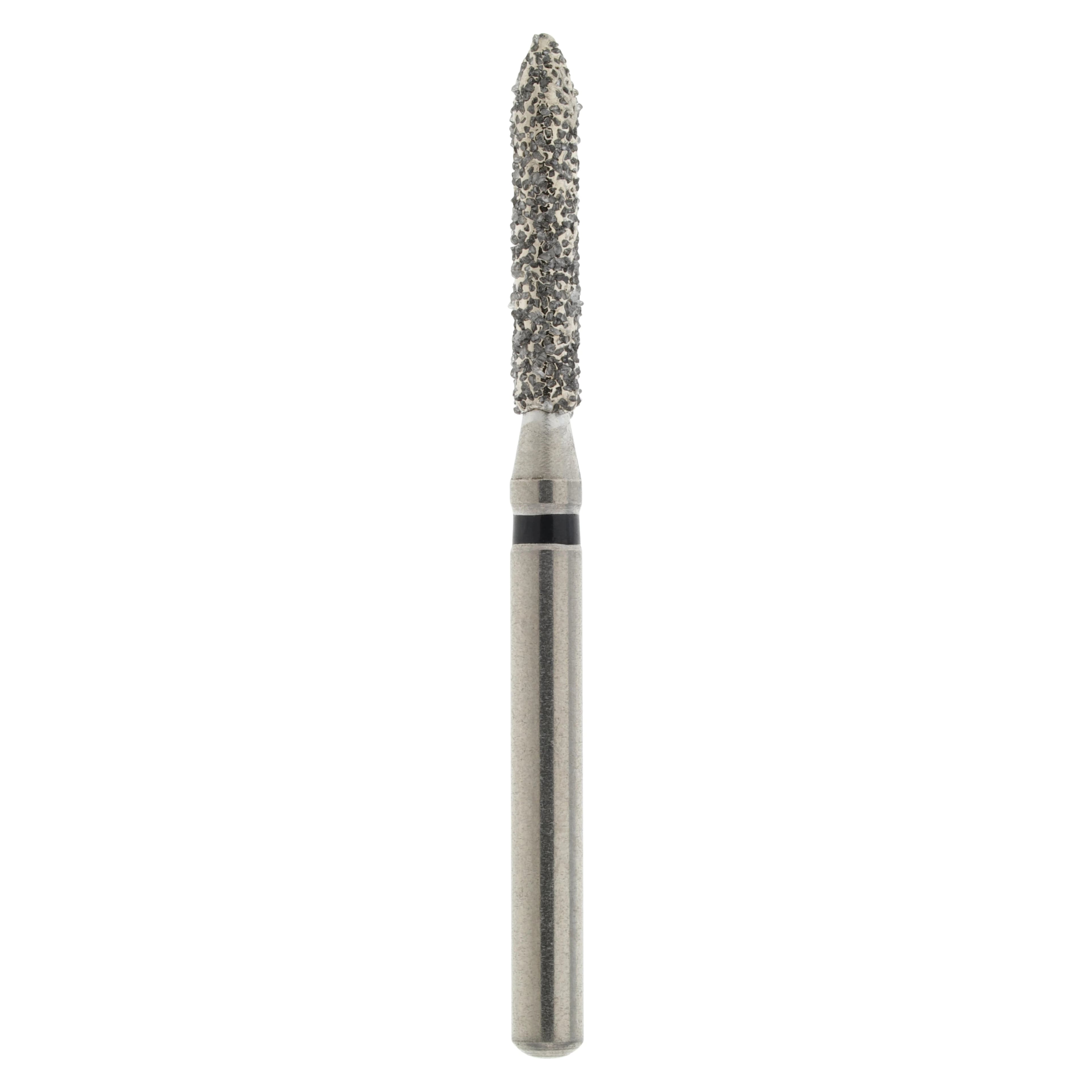 Maxima Diamond FG 878-014SC Beveled Cylinder Bur, Friction Grip, Coarse, 8.0 mm, 5/Pk