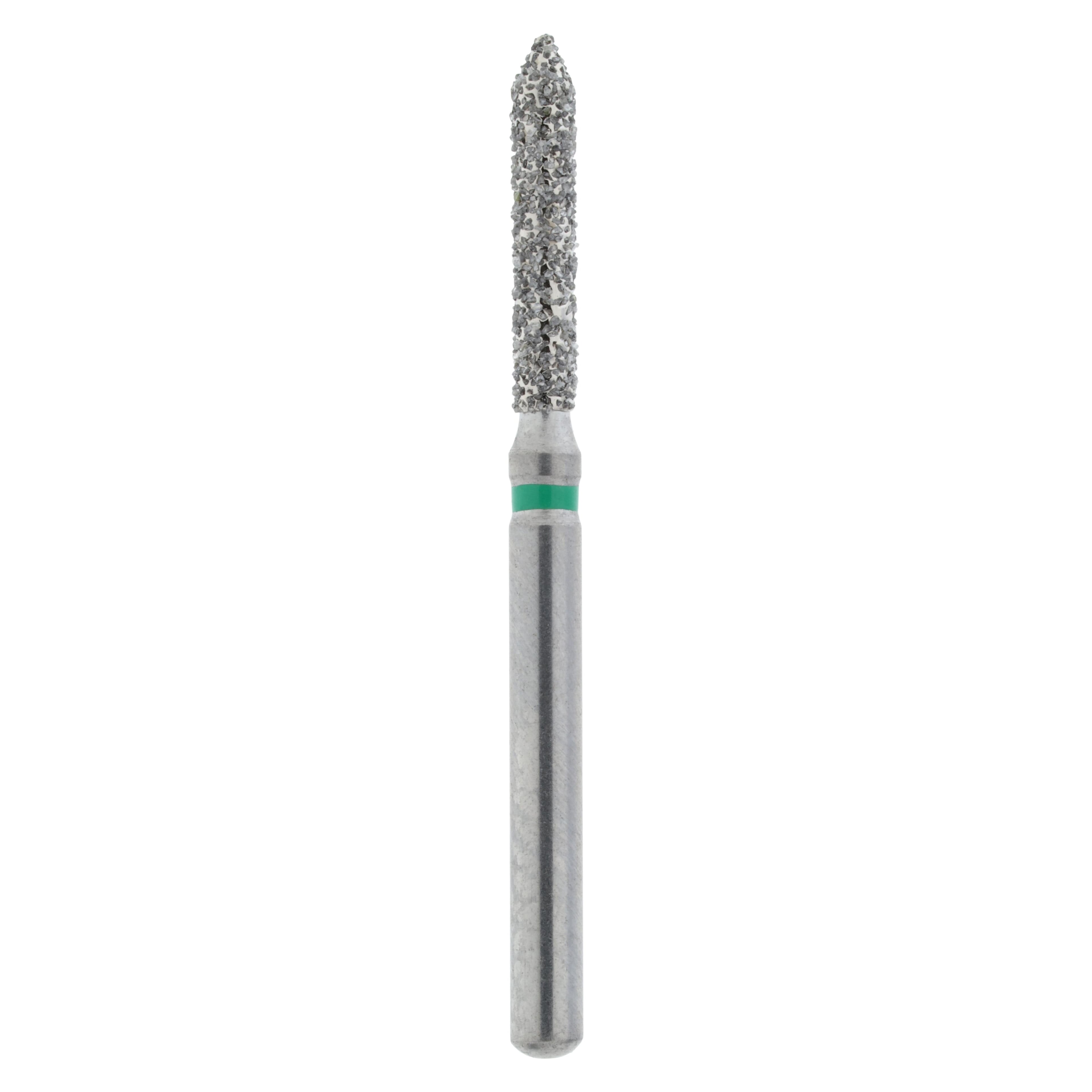 Maxima Diamond FG 885-014C Beveled Cylinder Bur, Friction Grip, Coarse, 8.0 mm, 5/Pk