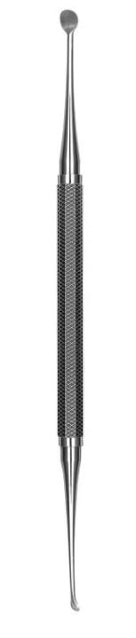 2/4 Molt Surgical Curette, Double-End, Stainless Steel, Each