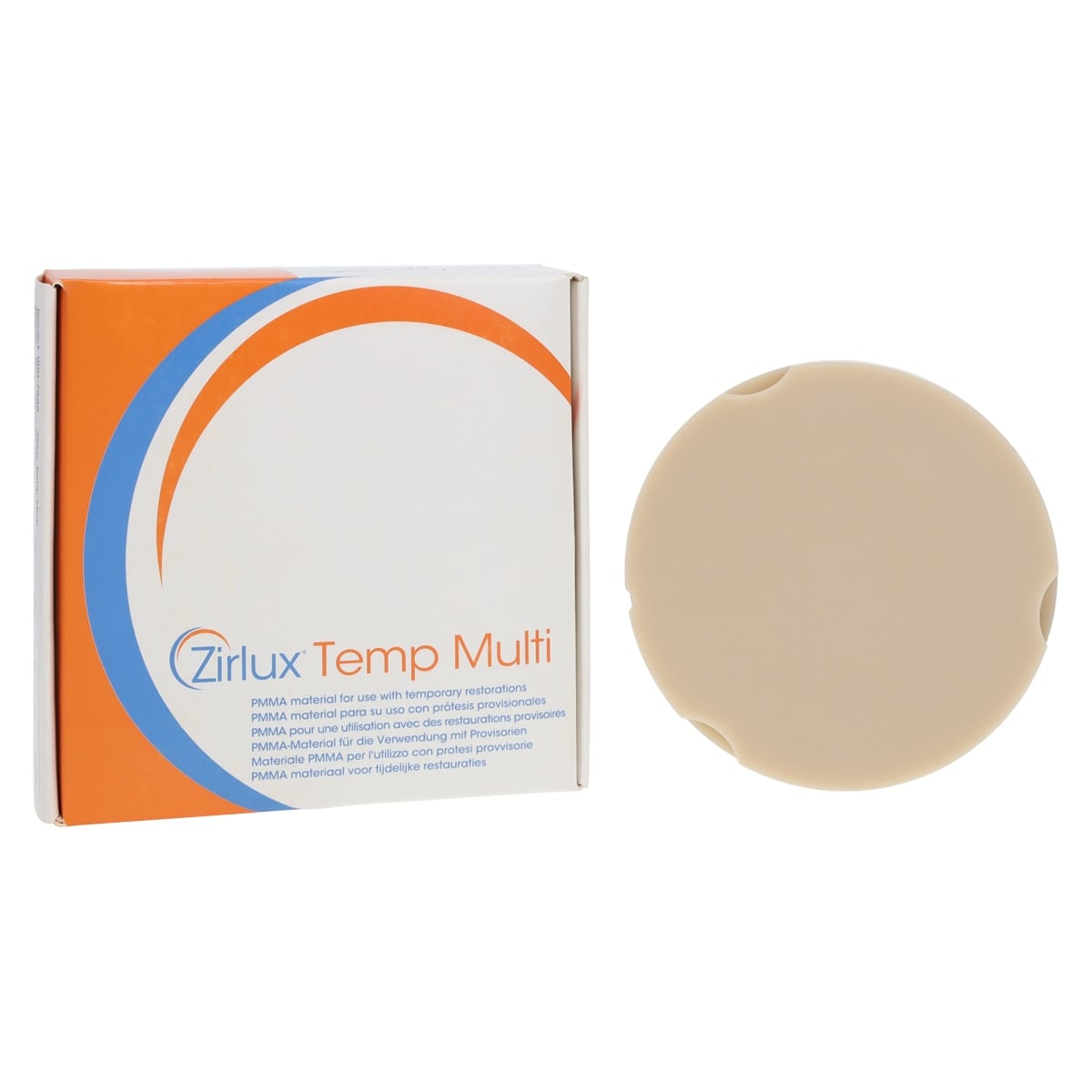 Zirlux Temp Multi PMMA Disc A1, 98x20mm, Each
