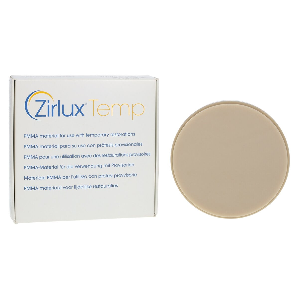 Zirlux Temp PMMA Disc C3, 98x18mm, Each