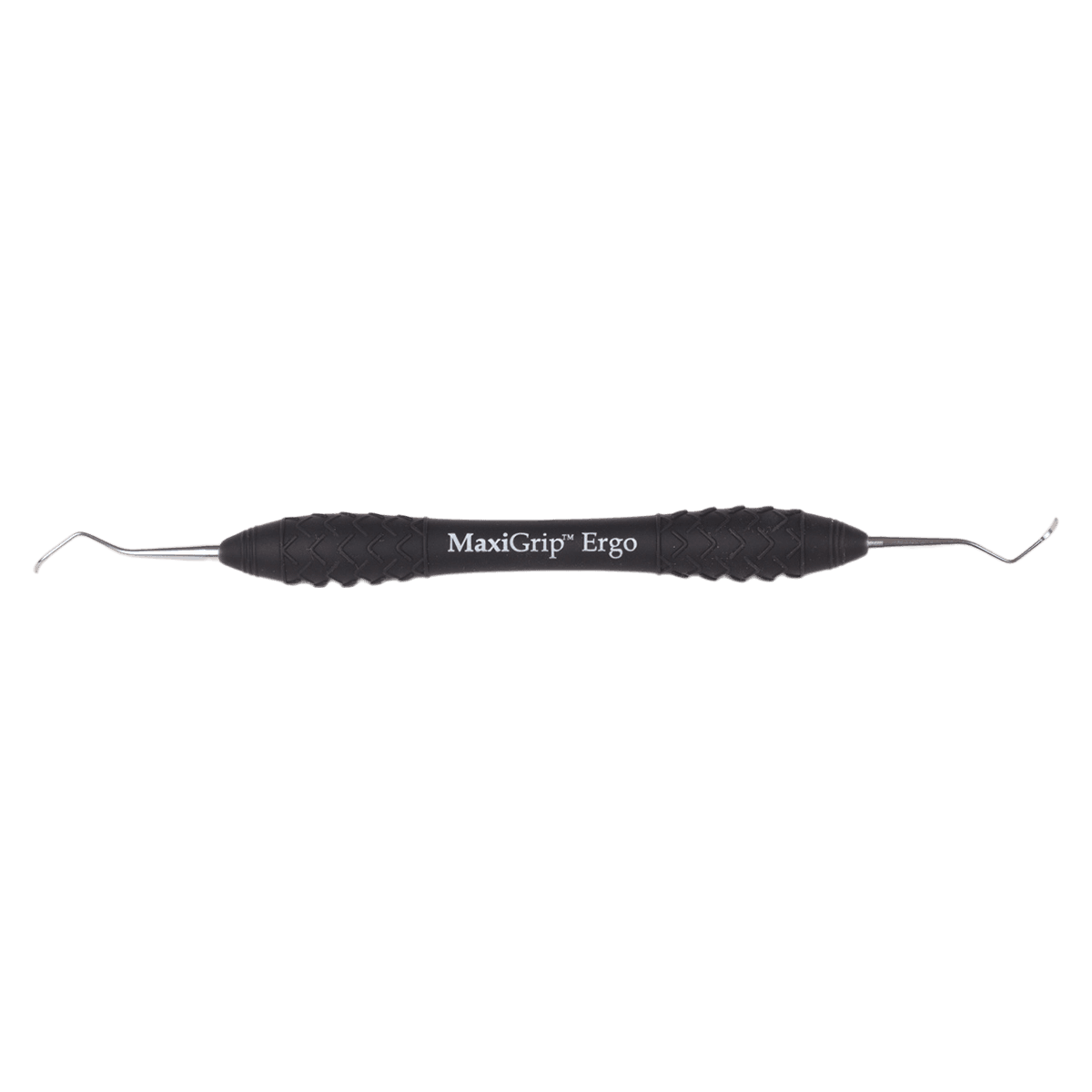 Henry Schein MaxiGrip Ergo Barnhart Curette, Double End 1/2, Silicone Black Handle