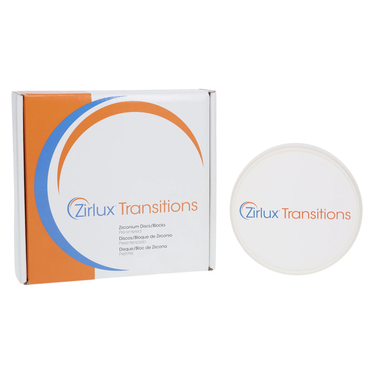 Zirlux Transitions B4 Zirconia Disc, 98x14mm, Each