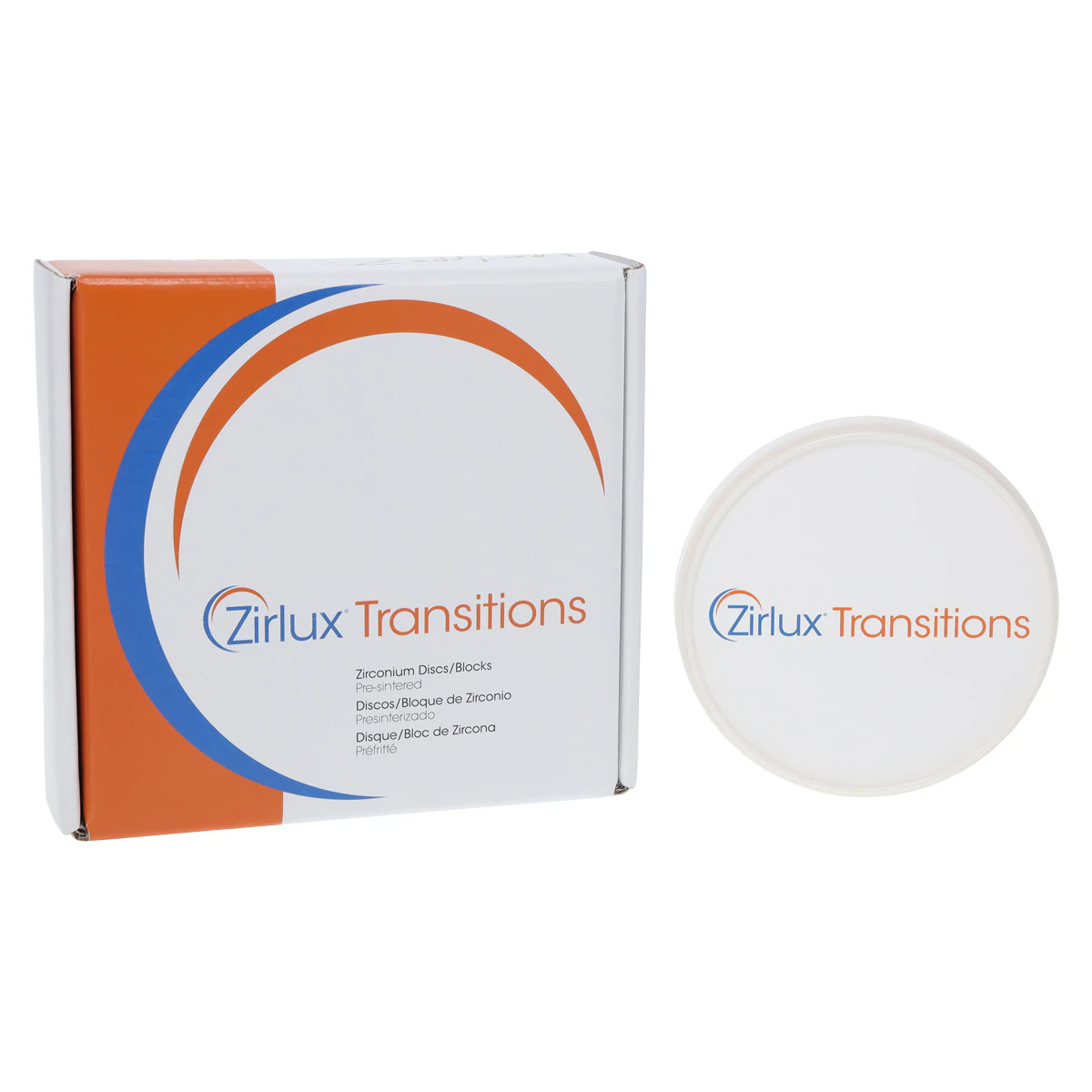 Zirlux Transitions B3 Zirconia Disc, 98x18mm, Each