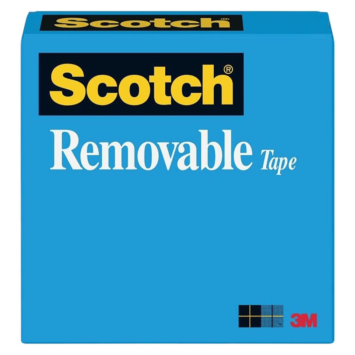 Scotch Magic 811 Removable Tape, 3/4 in x 1296 in, 1 in Core, 1 Roll
