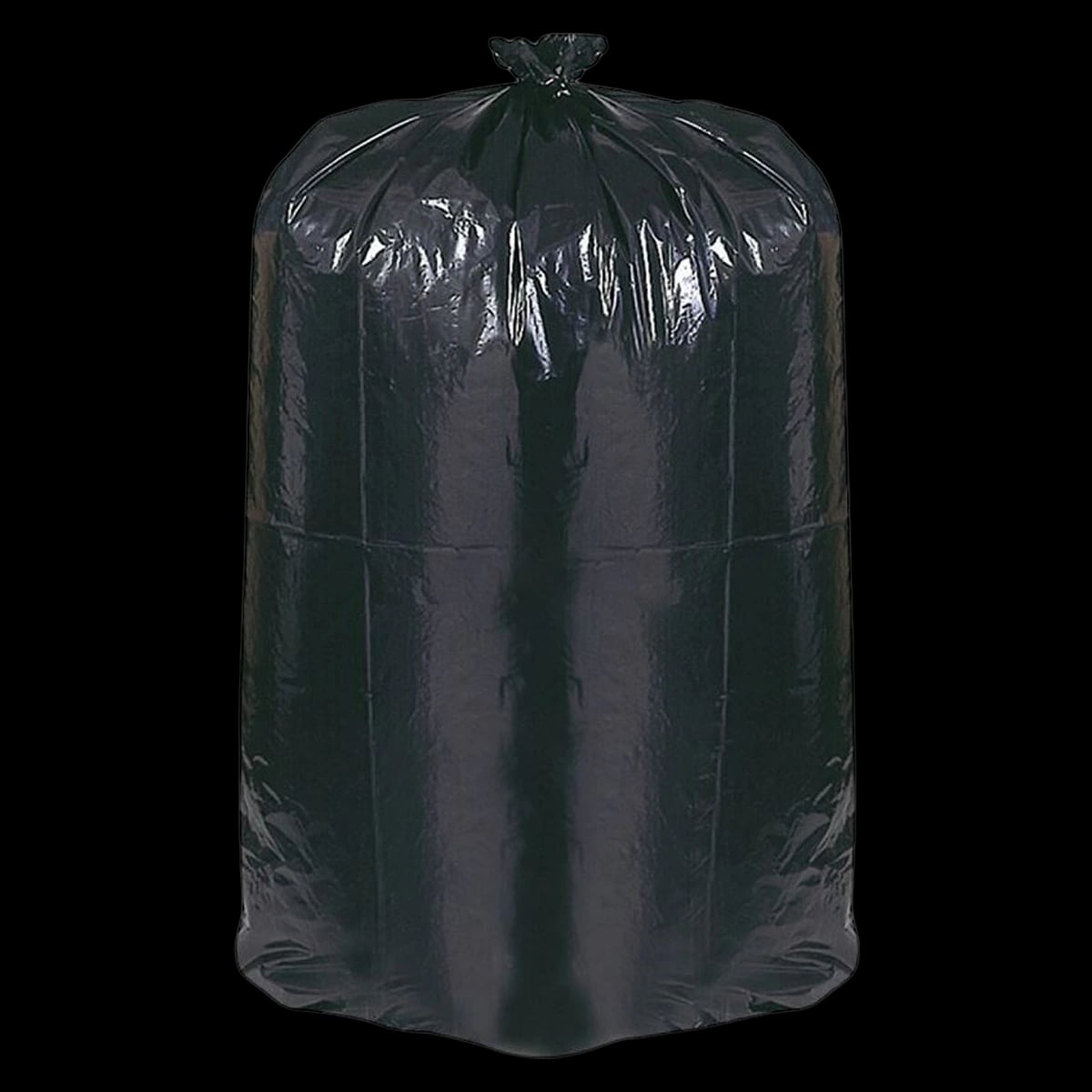 Berry Global Recycled Can Liner, 55-60 Gallon, 1.25 Mil, 38"x58", Black, 100/Case