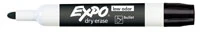 EXPO II Low-Odor Dry-Erase Markers, Bullet Point, Black, 12/Pack