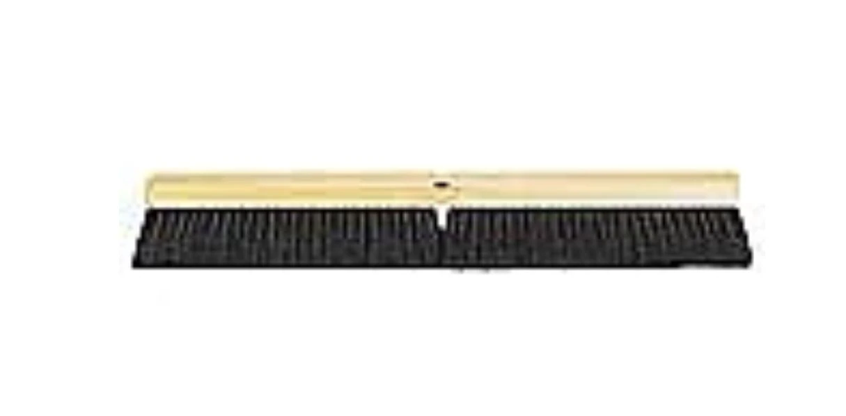 Proline Push Broom, Tampico, 24 inch, Black, 1/Each
