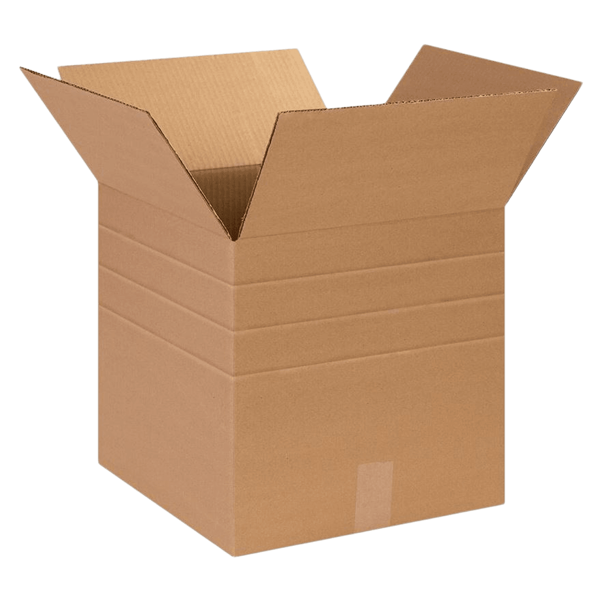 Multi-Depth Corrugated Carton, 14" x 14" x 14", Kraft, 25/Package