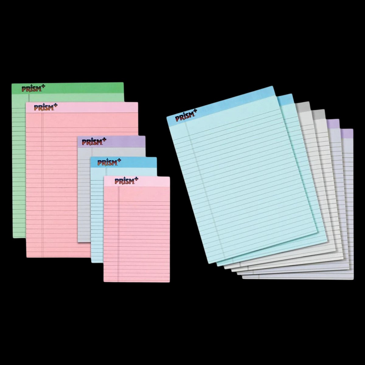 Tops Business Forms Prism Writing Pad, 5" x 8", Legal Ruled, 25 Sheets, Orchid, 12/Pack