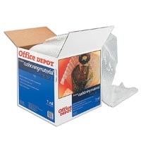 Office Depot Brand Bubble Roll, 3/16" Thick, Clear, 12" x 75', 1/Package