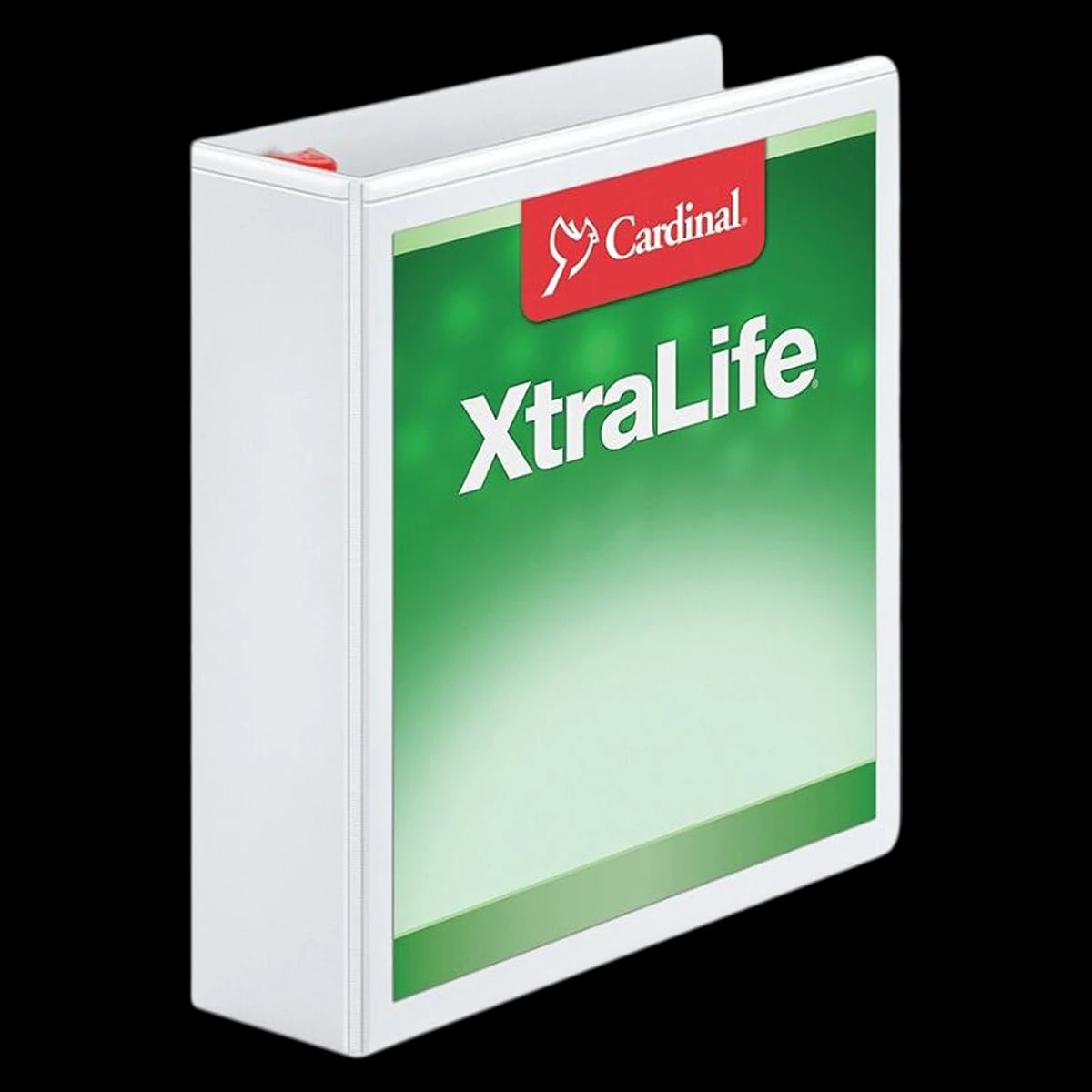 Cardinal XtraLife Locking Slant-D Ring Binder, 2" Rings, White, 1/Pack