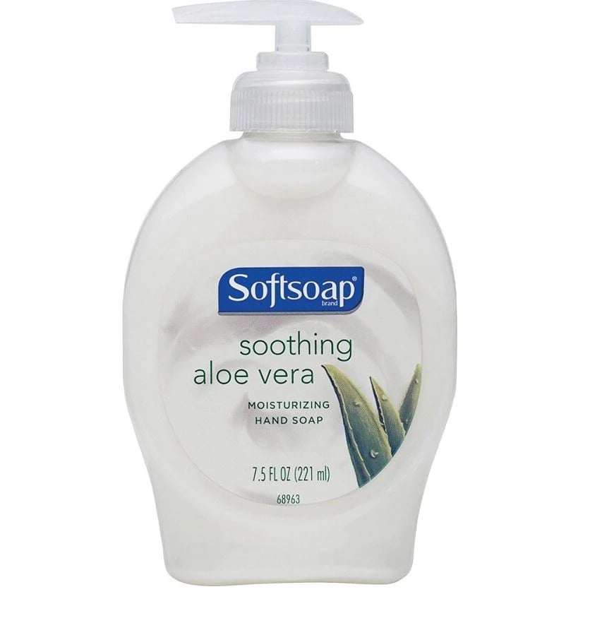 Softsoap Moisturizing Liquid Hand Soap with Aloe, 7.5 oz Pump Bottle