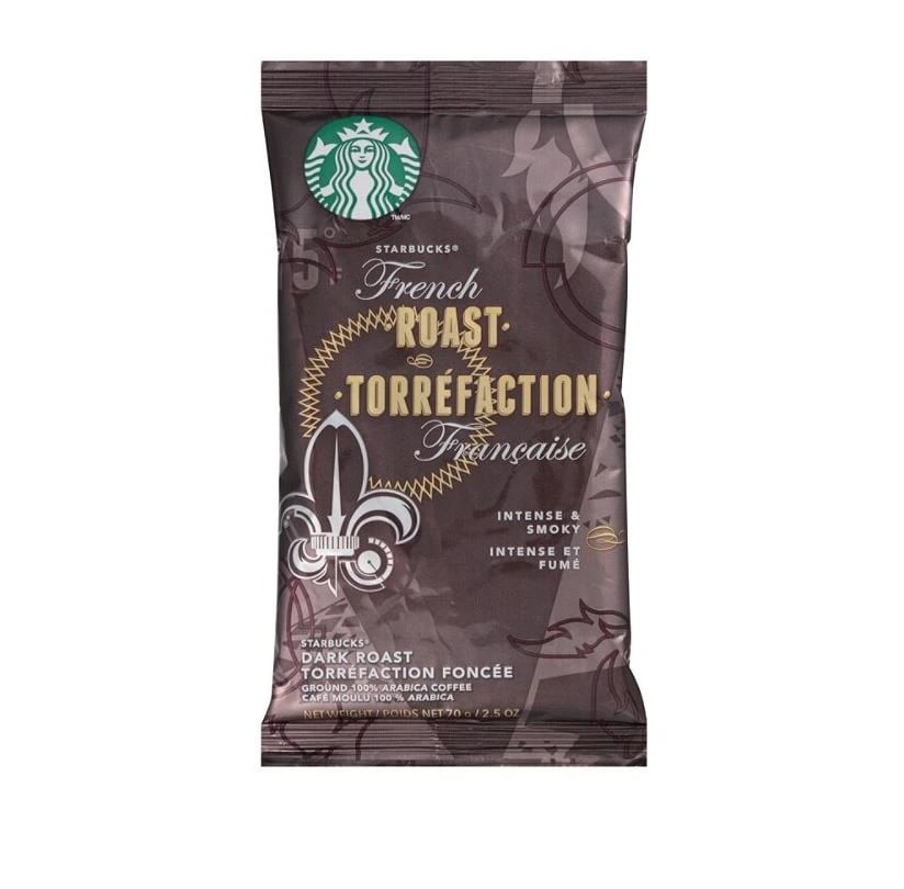 Starbucks French Roast Ground Coffee, 18/Box