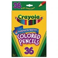 Crayola Colored Pencils, 36 Assorted Colors, 36/Set