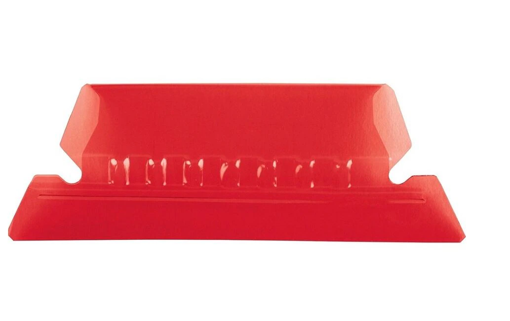 Pendaflex Hanging File Folder Plastic Tabs, Red, 25/Pack