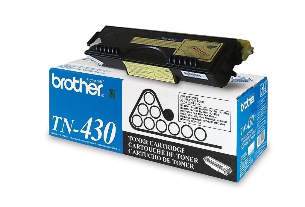 Brother TN-430 Black Toner Cartridge, Standard Yield, MFC8300, 1/Pk