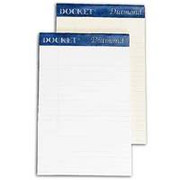 Office Depot Legal Ruled Writing Pad, White, 5x8, 4/Package