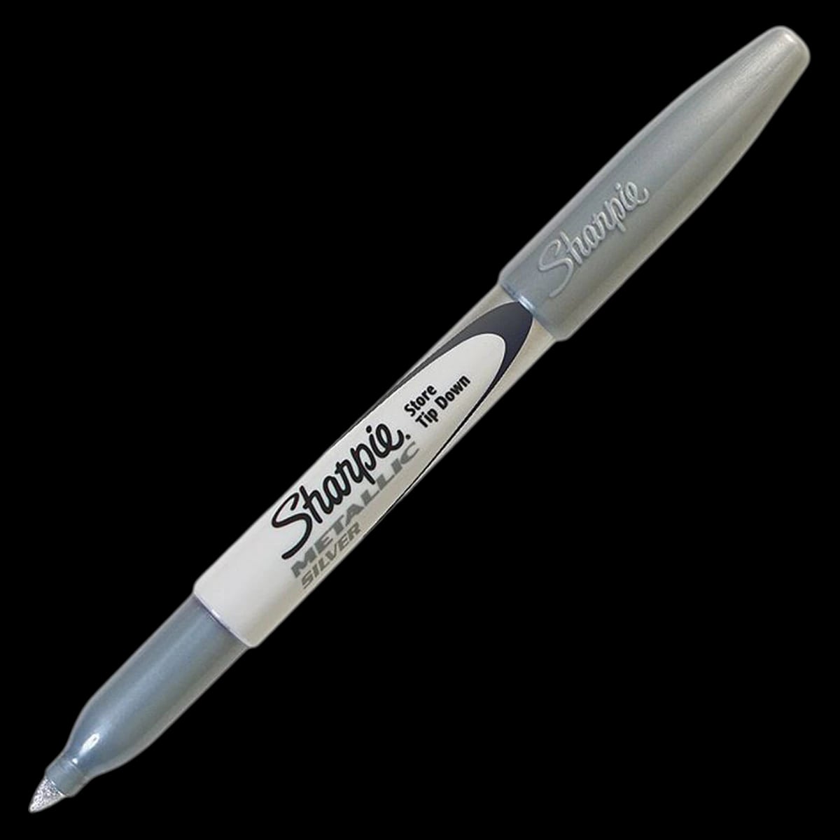 Sharpie Metallic Marker Silver, 12/Pack