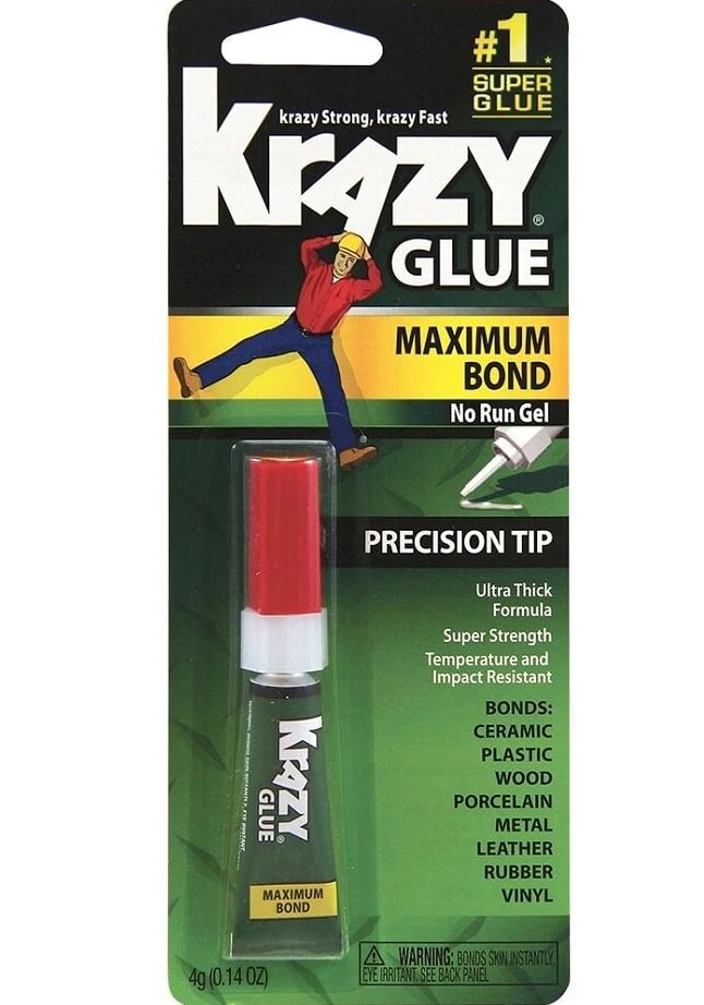 Krazy Glue Advanced Gel, Clear, 0.14 oz