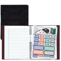 NotePro Recycled Notebook, 8.5" x 11", College Ruled, Black, Each