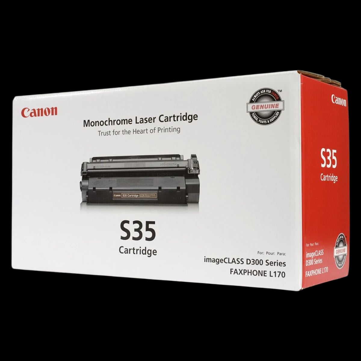 Canon S35 Black Toner Cartridge, 7833A001