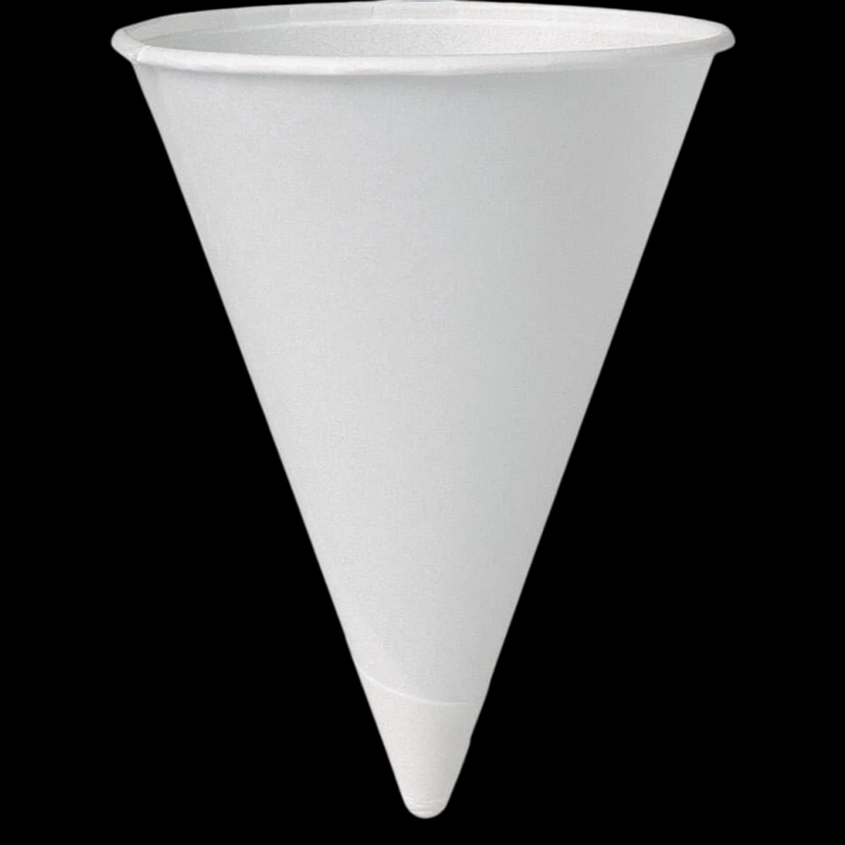 Solo Paper Cone Cups, 4 oz, Water White, 200/Box