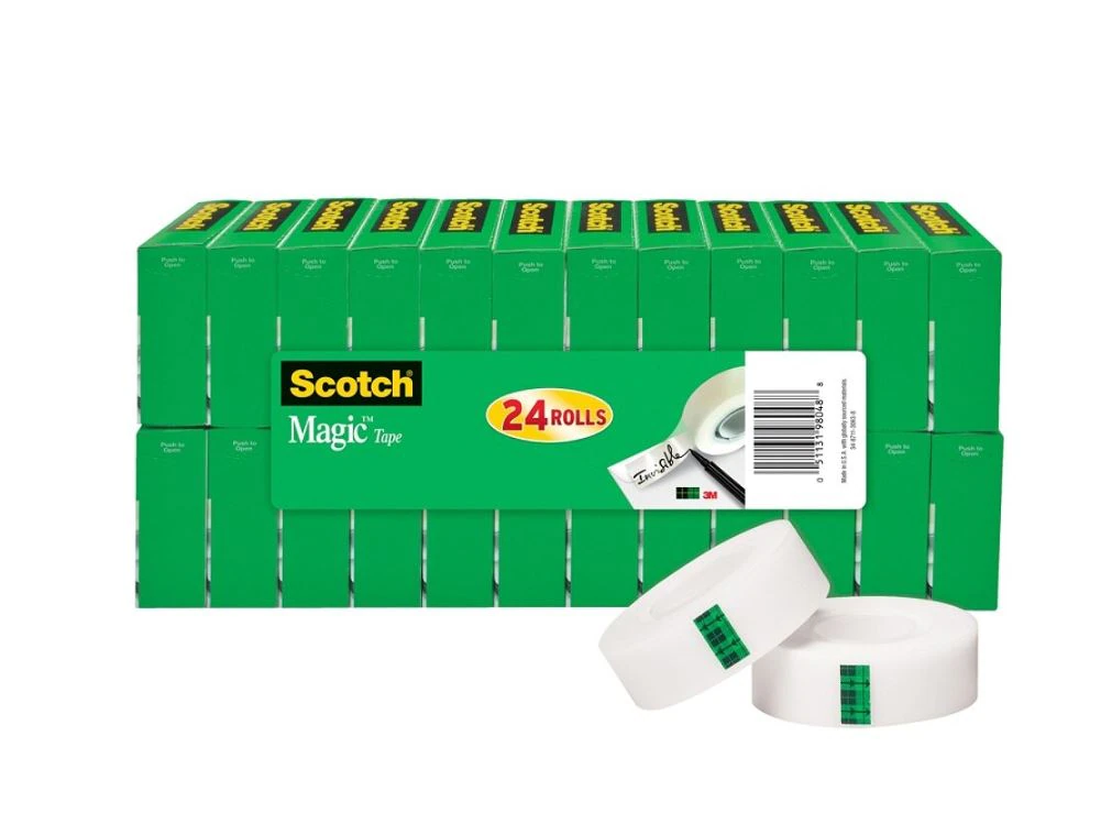 Scotch Magic 810 Tape Value Pack, 3/4 in x 1000 in, 24/Pack